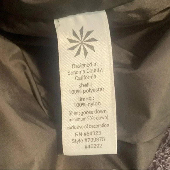 Athleta Womens Goose Down Grey Vest - Picture 5 of 5